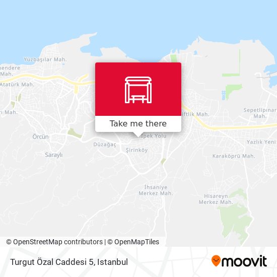 Turgut Özal Caddesi 5 map