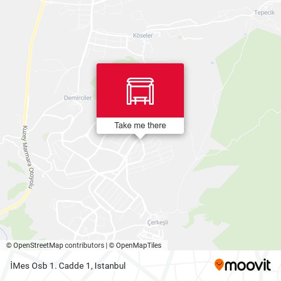 İMes Osb 1. Cadde 1 map