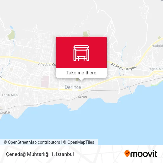 Çenedağ Muhtarlığı 1 map