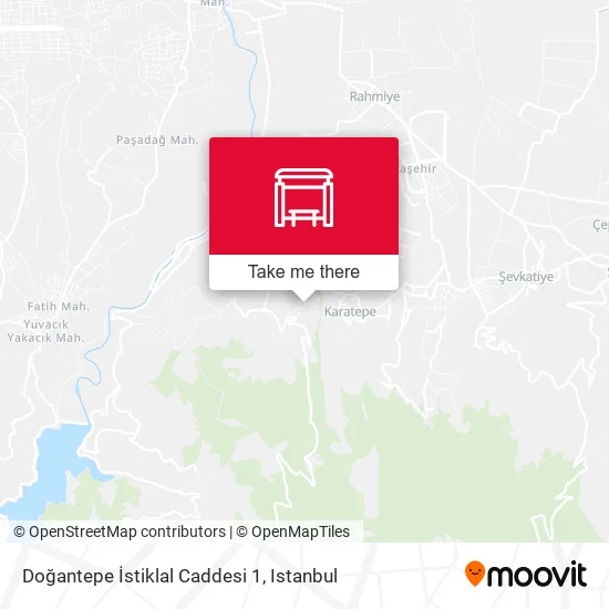 Doğantepe İstiklal Caddesi 1 map