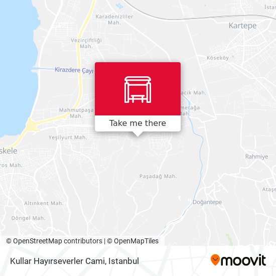 Kullar Hayırseverler Cami map