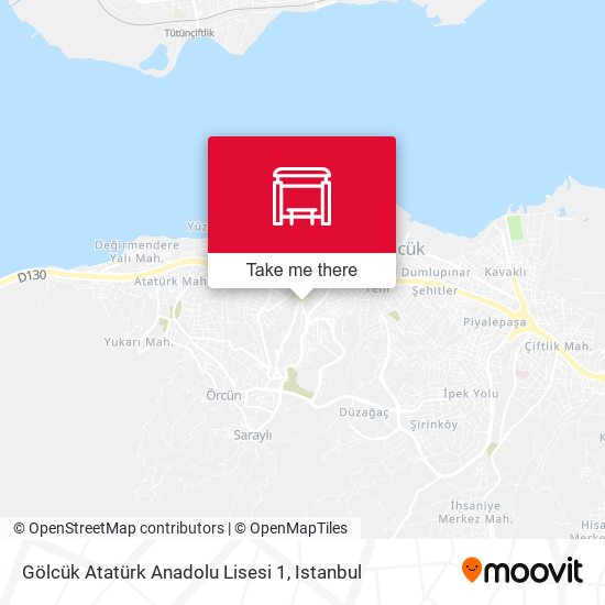 Gölcük Atatürk Anadolu Lisesi 1 map