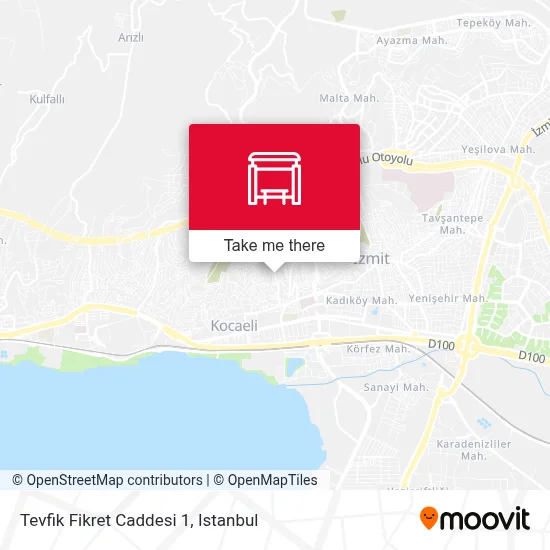 Tevfik Fikret Caddesi 1 map