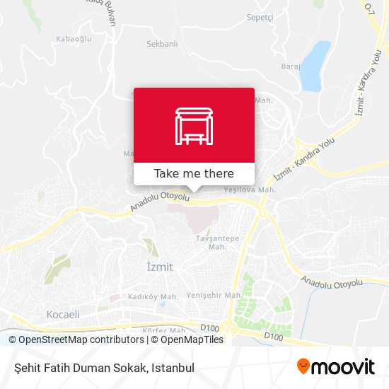 Şehit Fatih Duman Sokak map