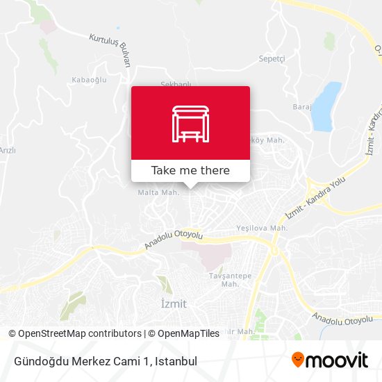 Gündoğdu Merkez Cami 1 map