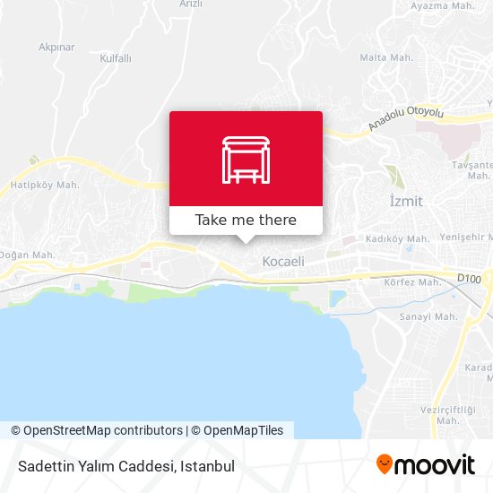Sadettin Yalım Caddesi map