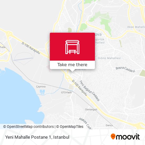 Yeni Mahalle Postane 1 map