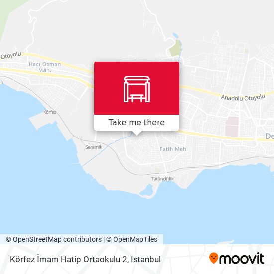 Körfez İmam Hatip Ortaokulu 2 map