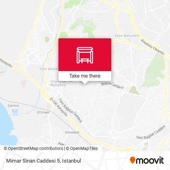 Mimar Sinan Caddesi 5 map