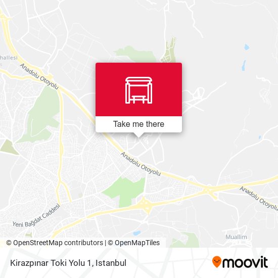 Kirazpınar Toki Yolu 1 map