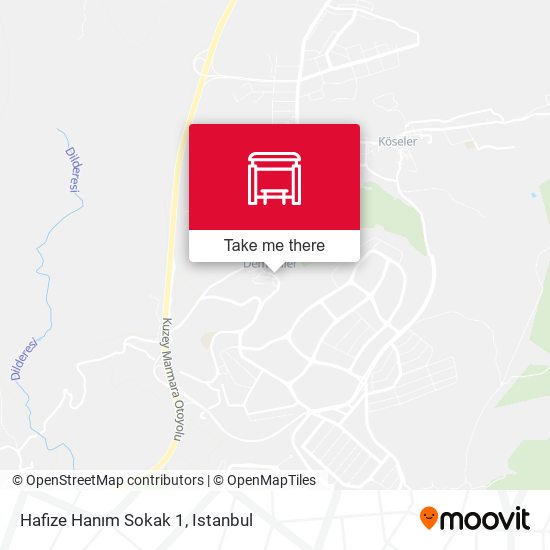 Hafize Hanım Sokak 1 map