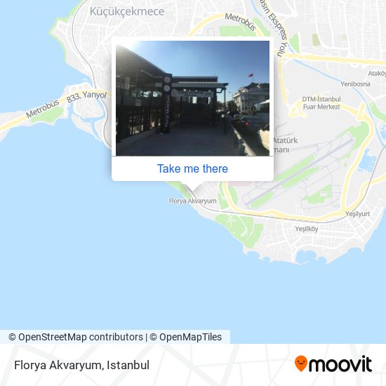 Florya Akvaryum map