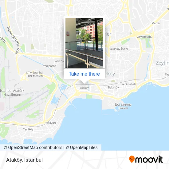 Ataköy map