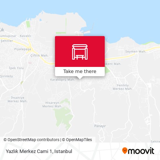 Yazlık Merkez Cami 1 map