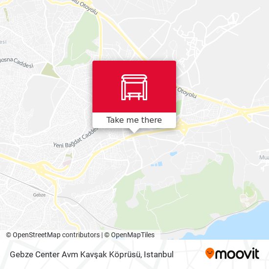 Gebze Center Avm Kavşak Köprüsü map