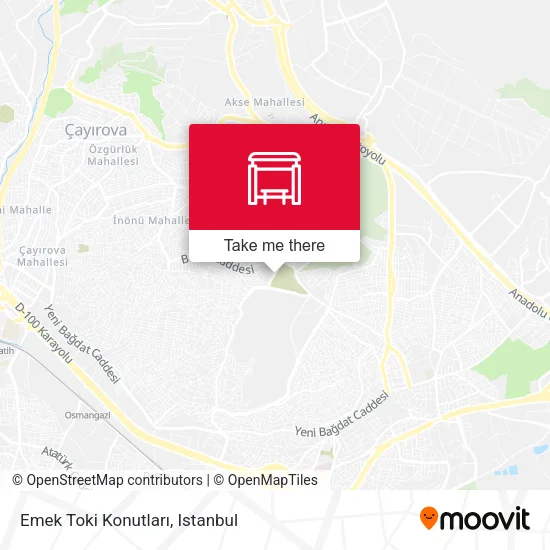 Emek Toki Konutları map