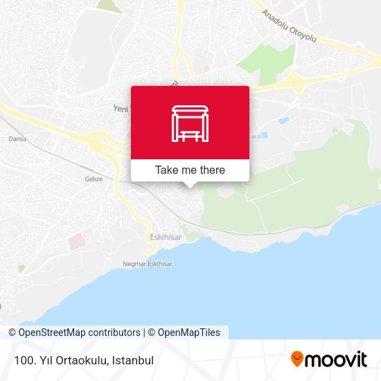 100. Yıl Ortaokulu map
