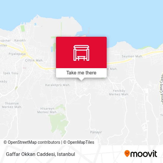 Gaffar Okkan Caddesi map