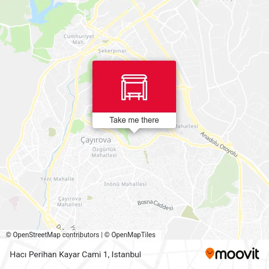 Hacı Perihan Kayar Cami 1 map