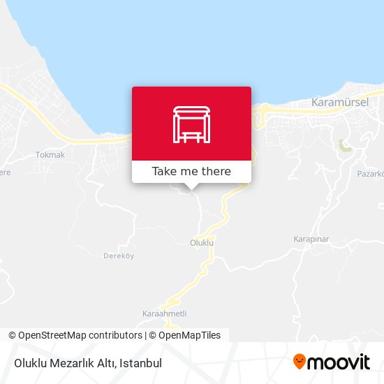 Oluklu Mezarlık Altı map