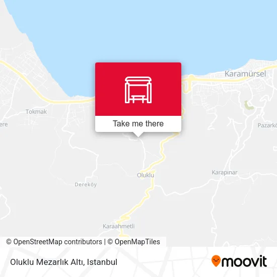 Oluklu Mezarlık Altı map