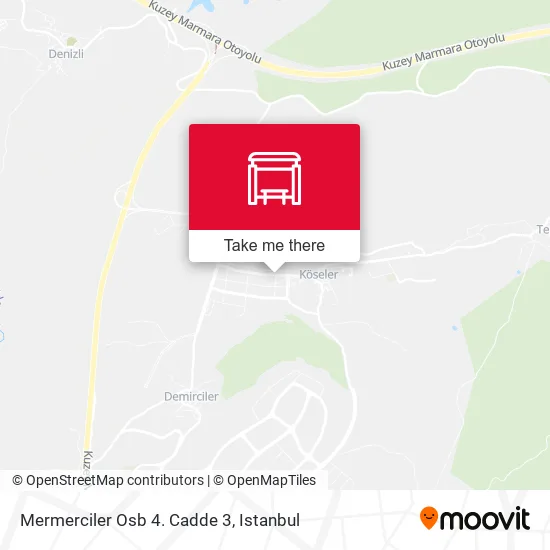 Mermerciler Osb 4. Cadde 3 map