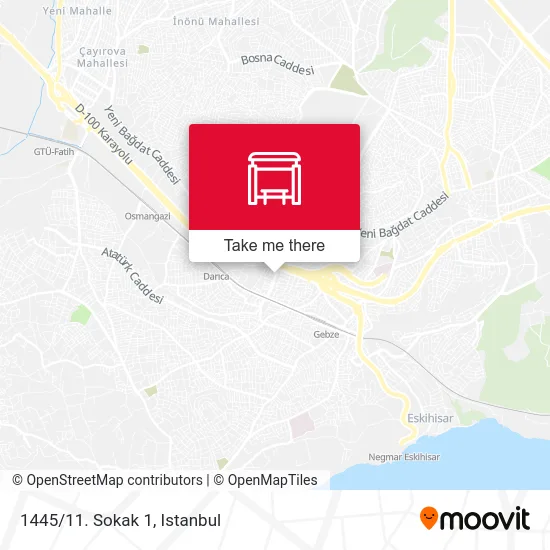 1445/11. Sokak 1 map