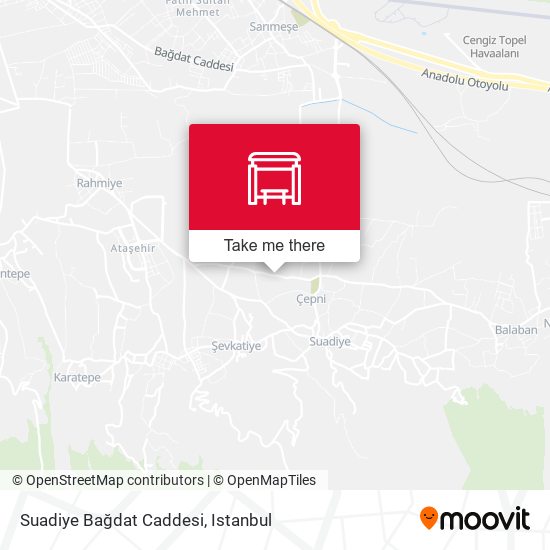 Suadiye Bağdat Caddesi map