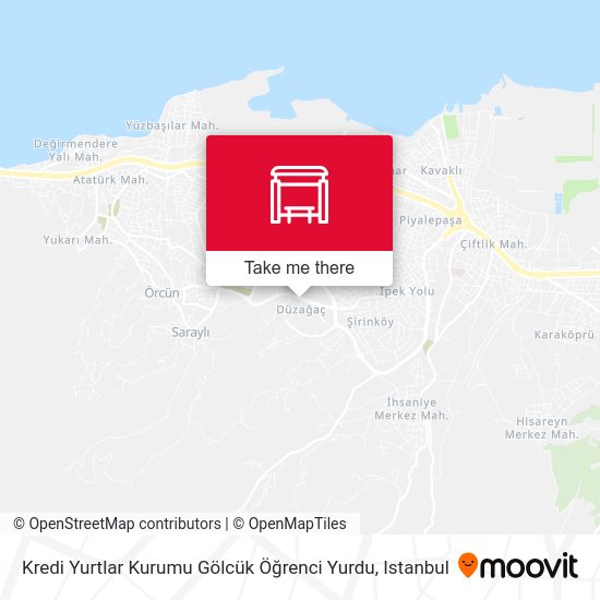 Kredi Yurtlar Kurumu Gölcük Öğrenci Yurdu map