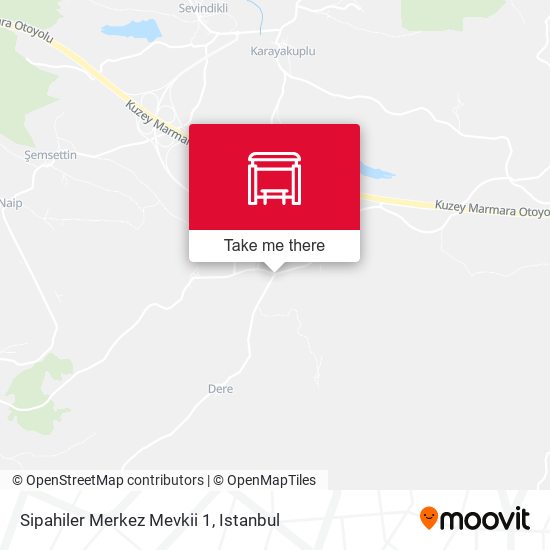 Sipahiler Merkez Mevkii 1 map