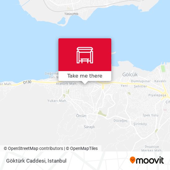 Göktürk Caddesi map