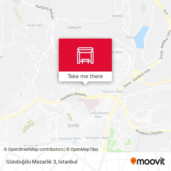 Gündoğdu Mezarlık 3 map