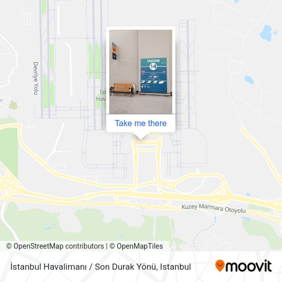 İstanbul Havalimanı / Son Durak Yönü map
