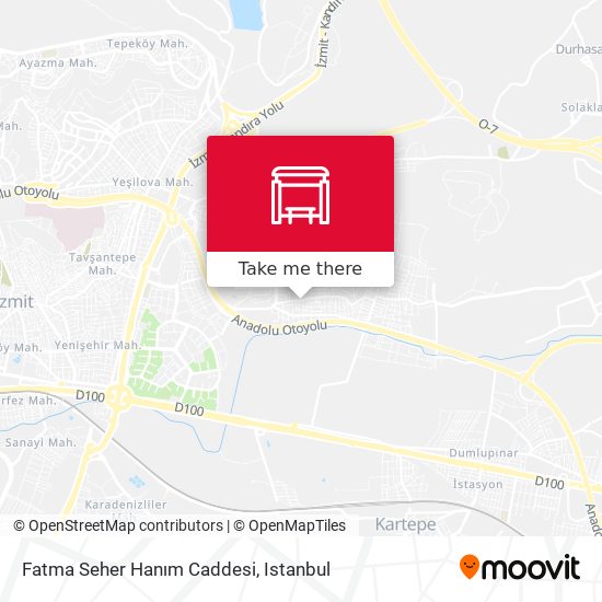 Fatma Seher Hanım Caddesi map