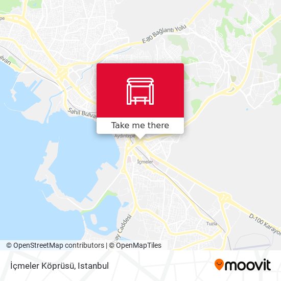 İçmeler Köprüsü map