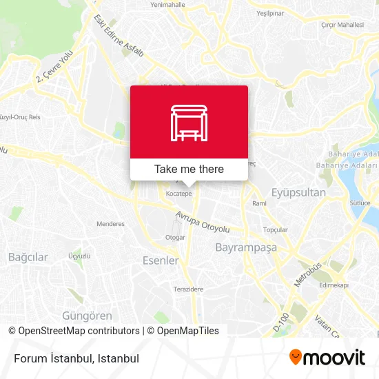 Forum İstanbul map