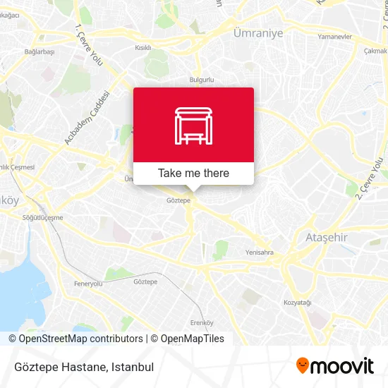 Göztepe Hastane map