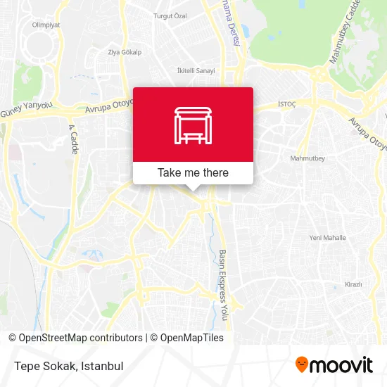 Tepe Sokak map