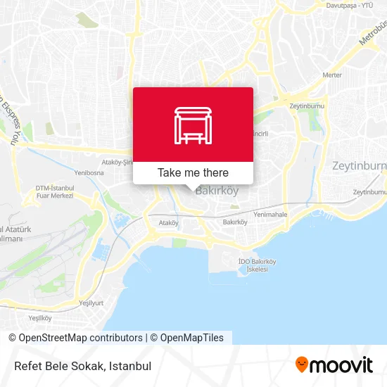 Refet Bele Sokak map