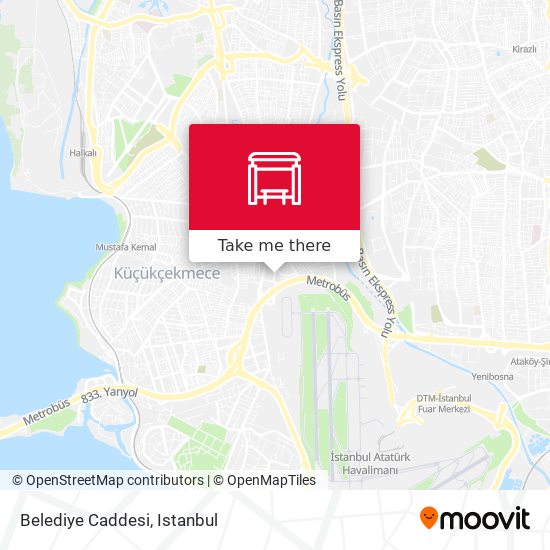 Belediye Caddesi map