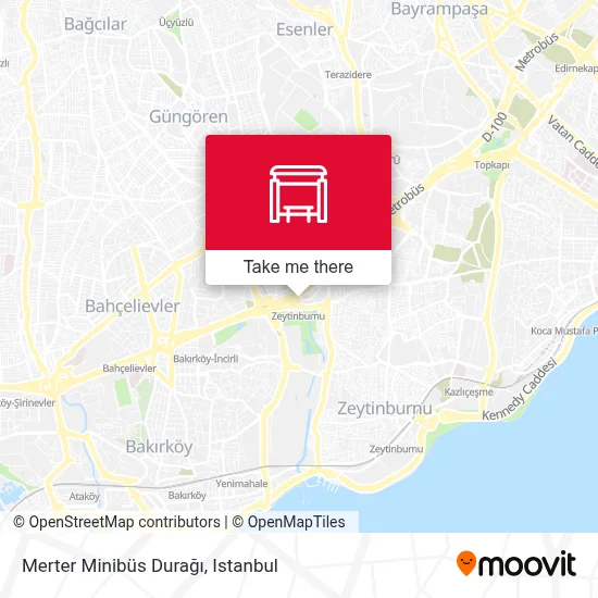 Merter Minibüs Durağı map