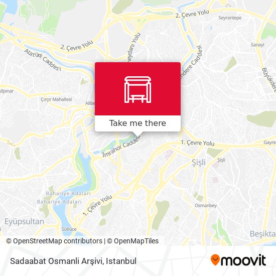 Sadaabat Osmanli Arşivi map