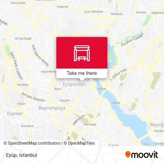 Eyüp map