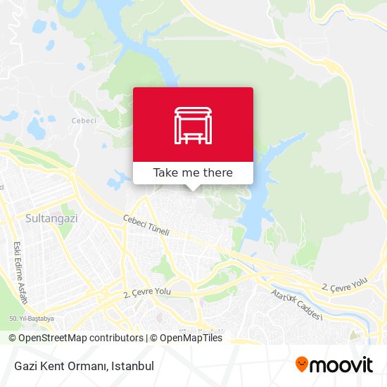 Gazi Kent Ormanı map