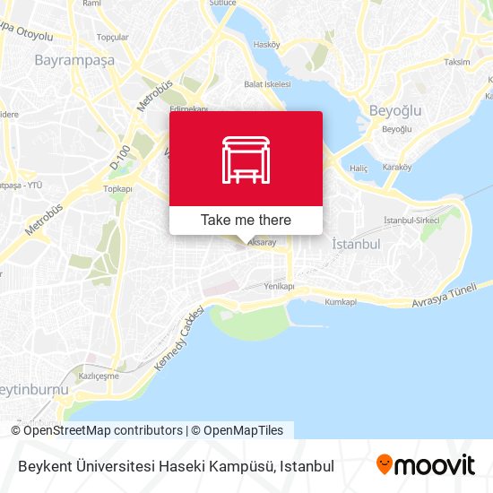Beykent Üniversitesi Haseki Kampüsü map