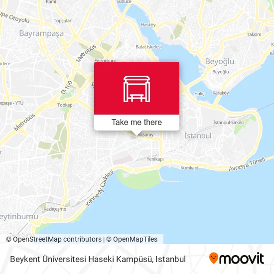 Beykent Üniversitesi Haseki Kampüsü map