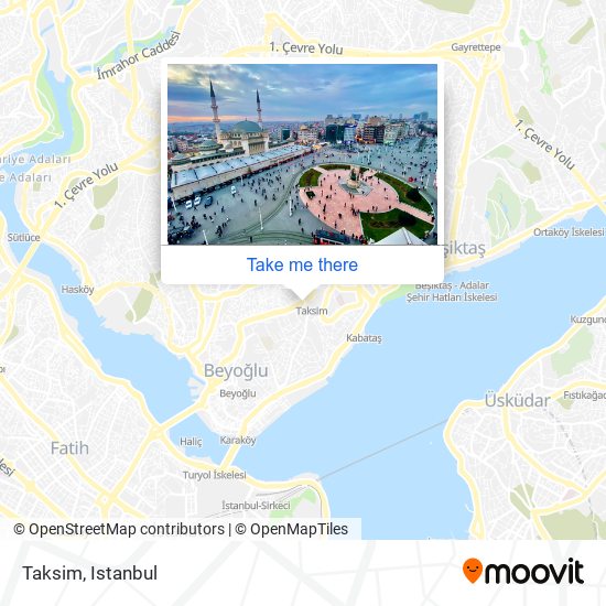 Taksim map