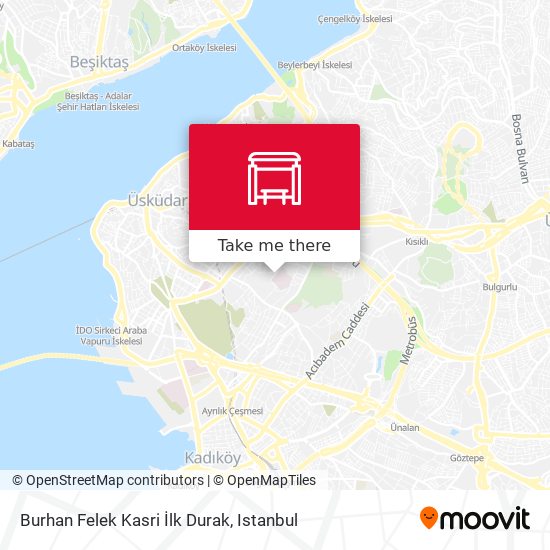 Burhan Felek Kasri İlk Durak map