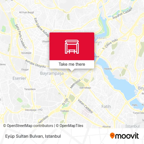 Eyüp Sultan Bulvarı map