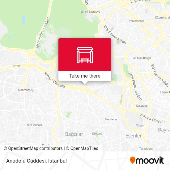 Anadolu Caddesi map
